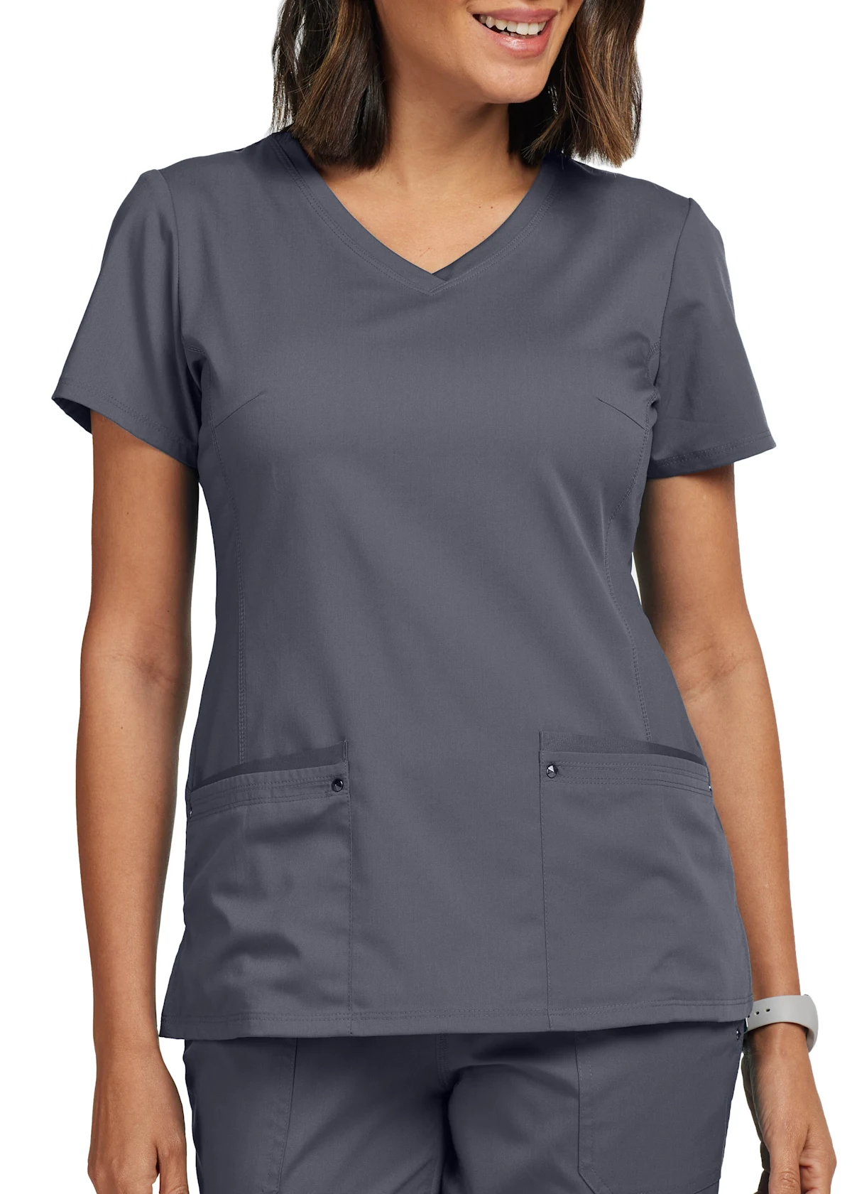 Healing Hands Purple Label Healing Hands Juliet V-Neck Neck Knit Panel Top