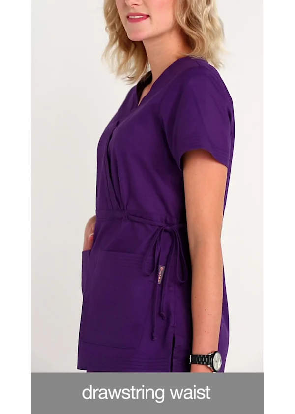 Koi Collection Koi Katelyn Mock Wrap Top
