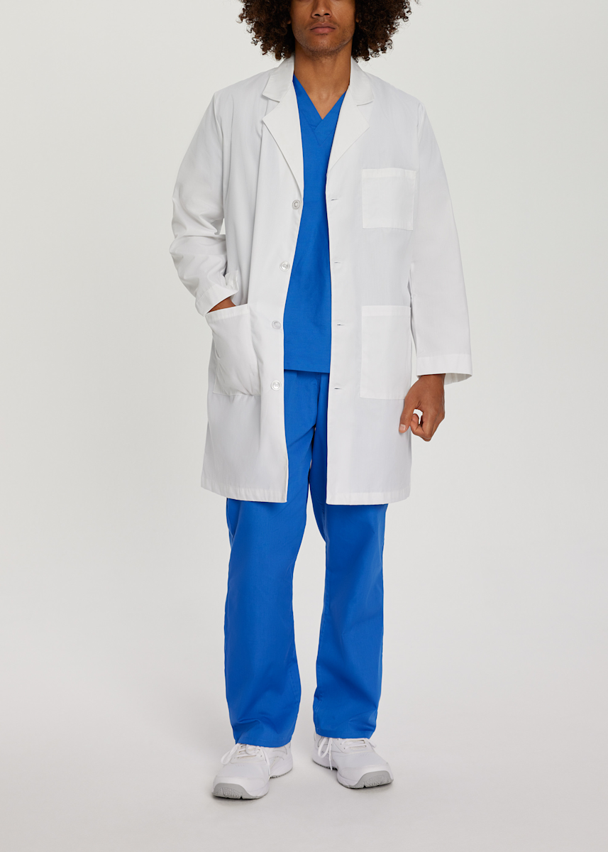 Landau Essentials Landau 3-Pocket 39 Inch Unisex Lab Coat