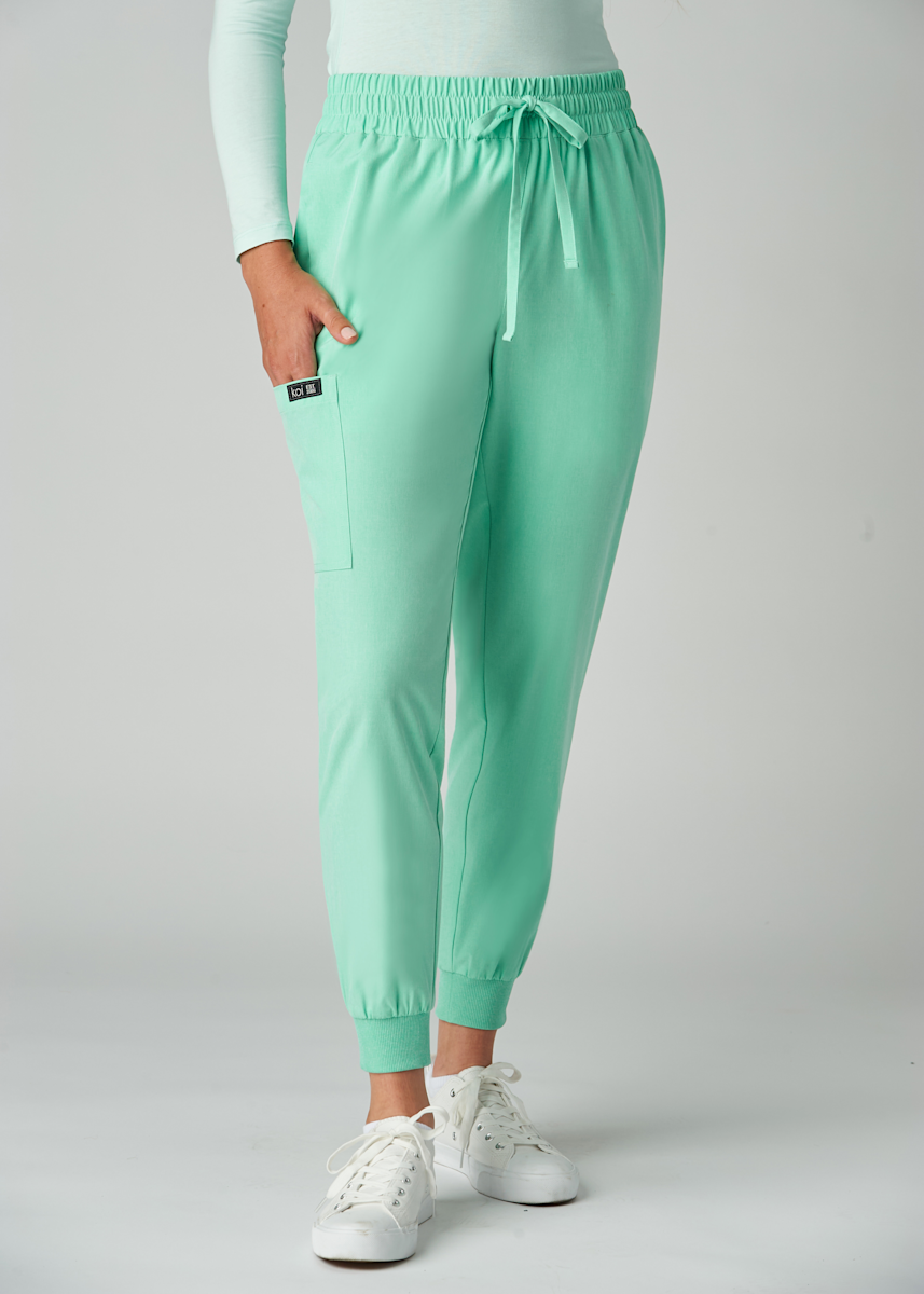 Koi Basics Koi Gemma 5-Pocket Drawstring Waist Cargo Jogger