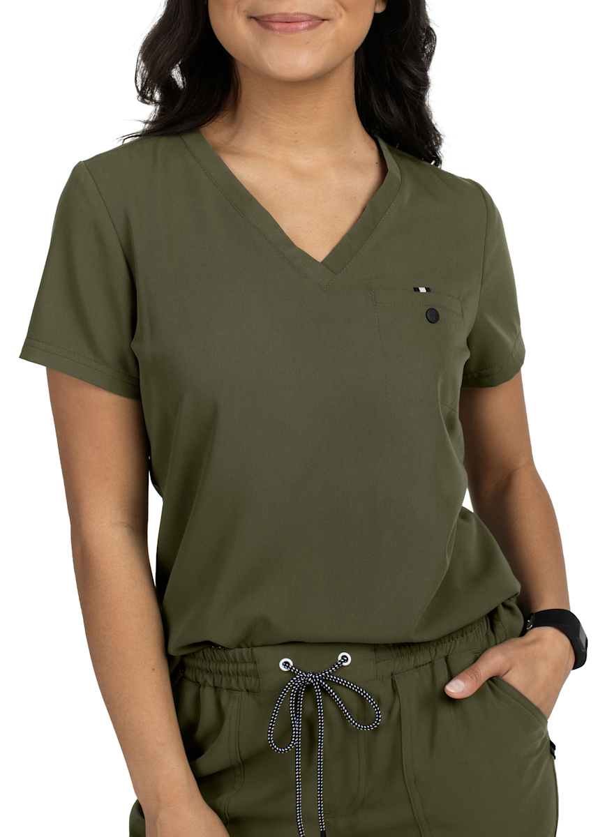 Beyond Scrubs Happiness Collection Beyond Scrubs Charm Tuck In Top