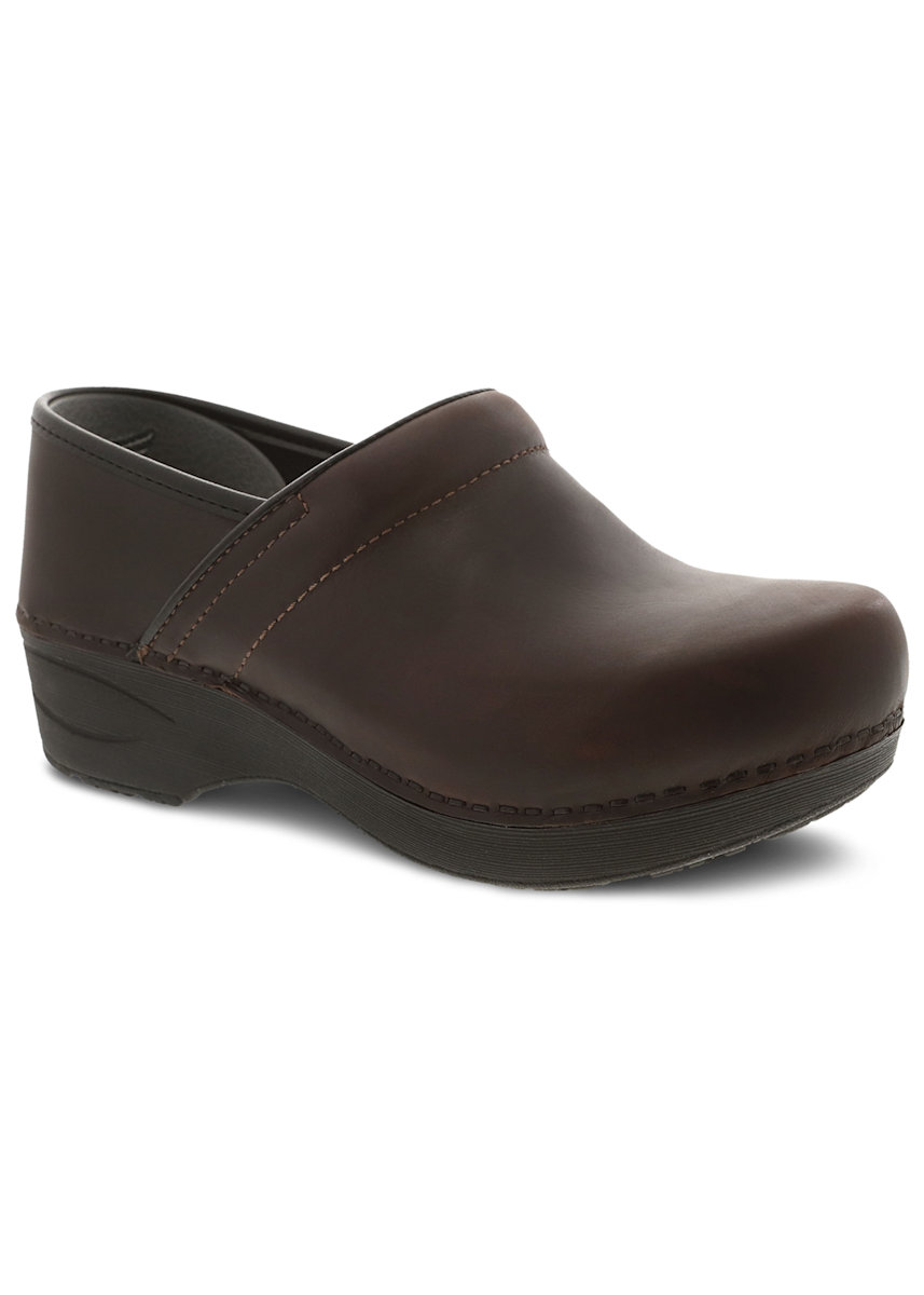 Dansko Pro XP Shoes Dansko Brown Waterproof Pull Up Nursing Clog