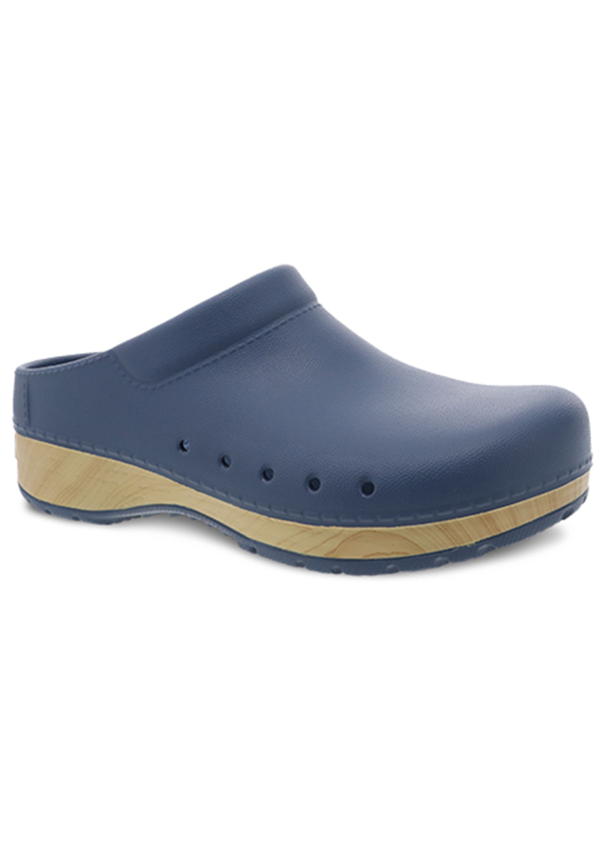 Dansko Shoes Dansko Kane Blue Molded Nursing Clogs