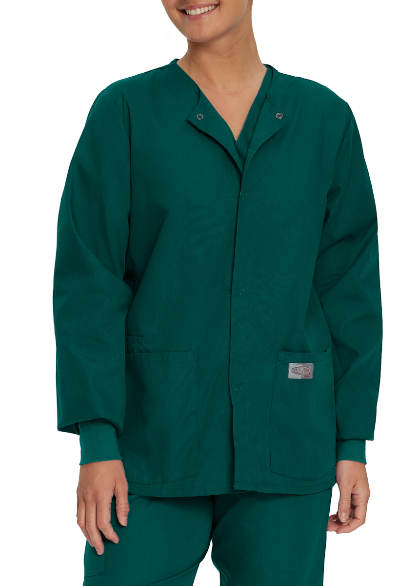ScrubZone Landau 3-Pocket Warm-Up Unisex Jacket