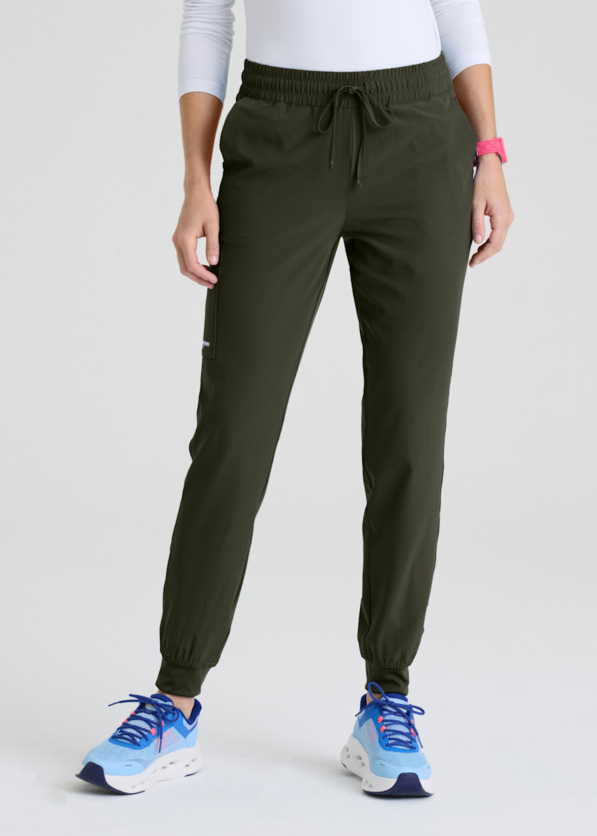 Skechers Scrubs Skechers Theory 4-Pocket Mid-Rise Jogger Pant