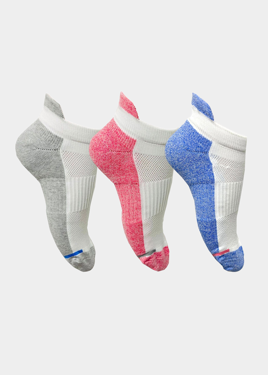 Skinergy Legale 3-Pack Arch Support Low Cut Socks