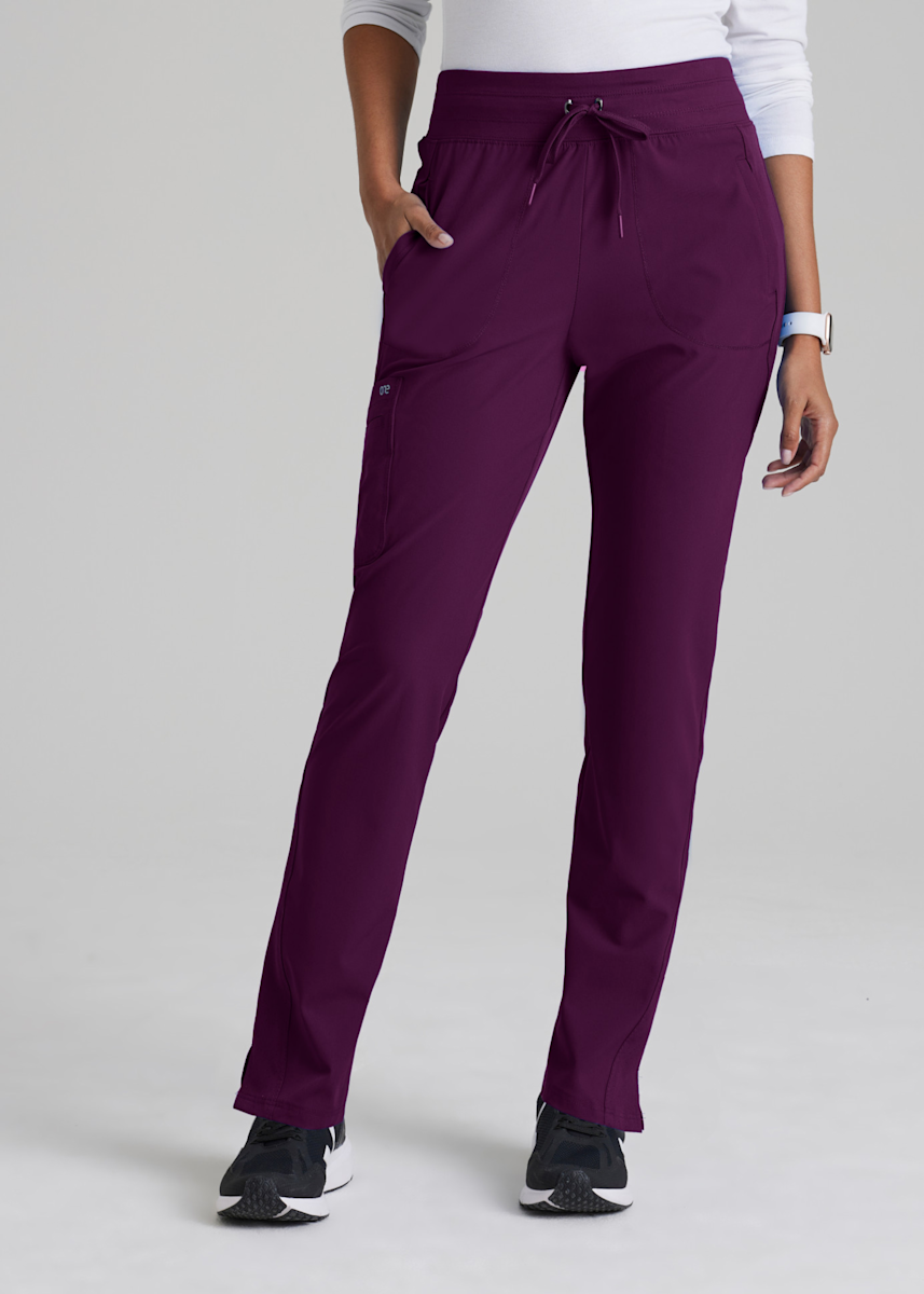 Barco One Barco One Uplift 5-Pocket Mid-Rise Tapered Leg Pant