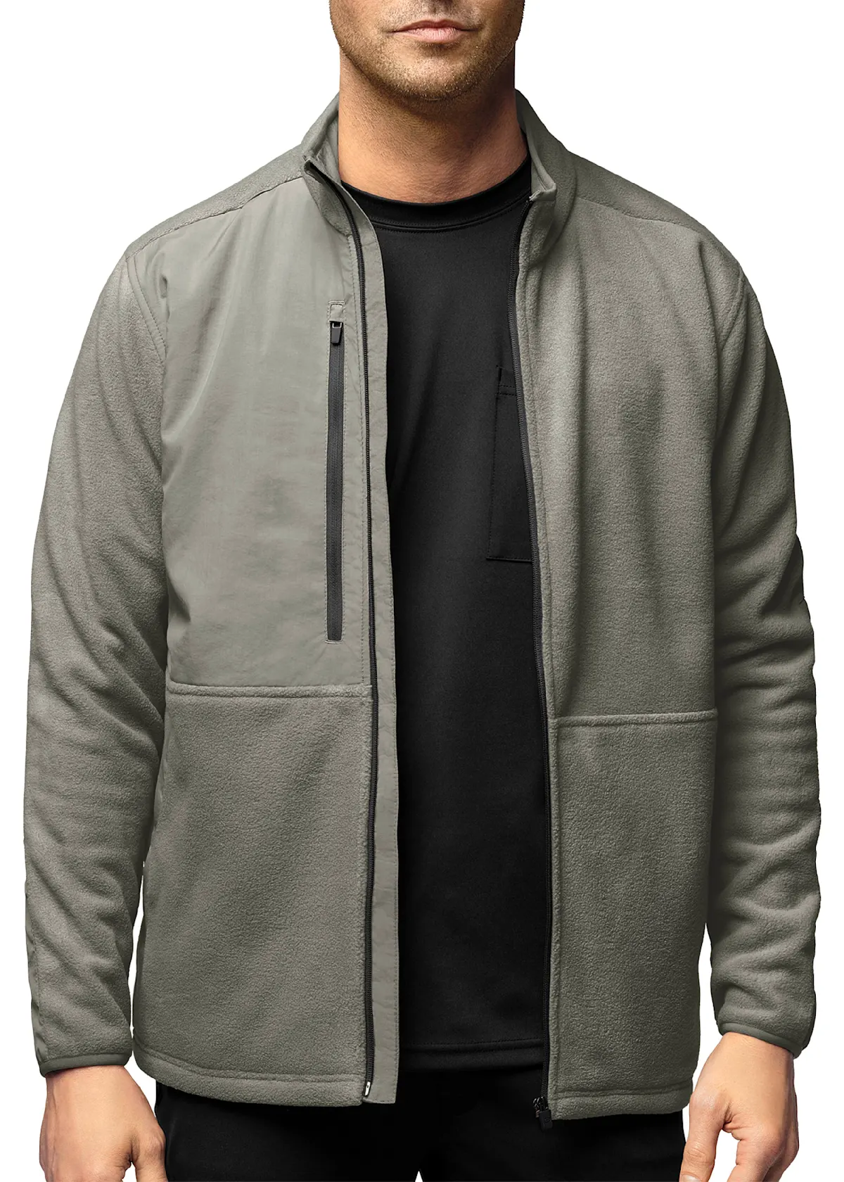 Wink Layers Wink Men's Micro-Fleece Zip Jacket