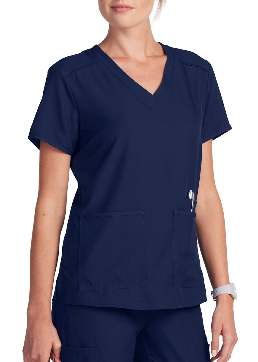 Beyond Scrubs Core Collection Beyond Scrubs 3-Pocket V-Neck Top