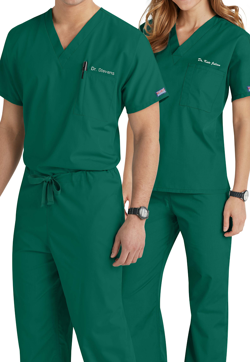 Cherokee Workwear Collection Cherokee Workwear Chest Pocket V-Neck Top