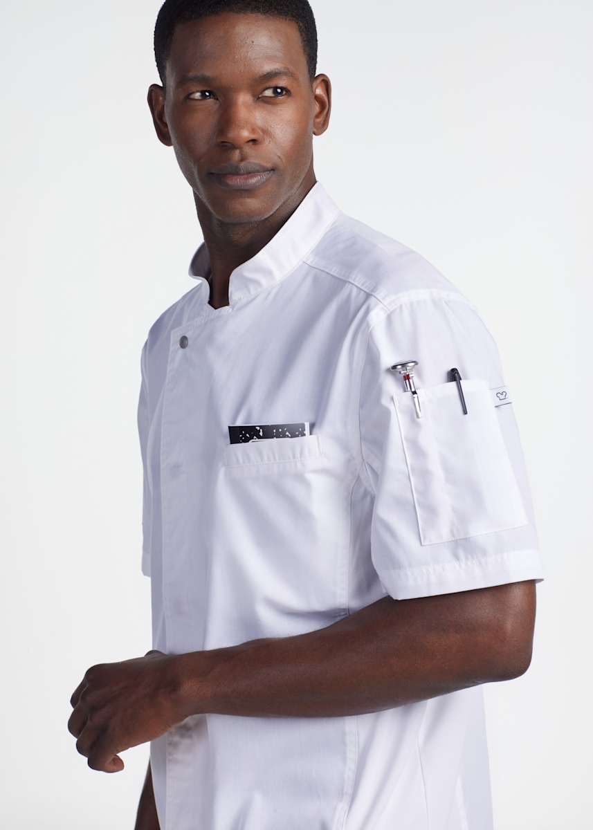 Chefwear Chefwear Unisex Caden Short-Sleeve Chef Coat