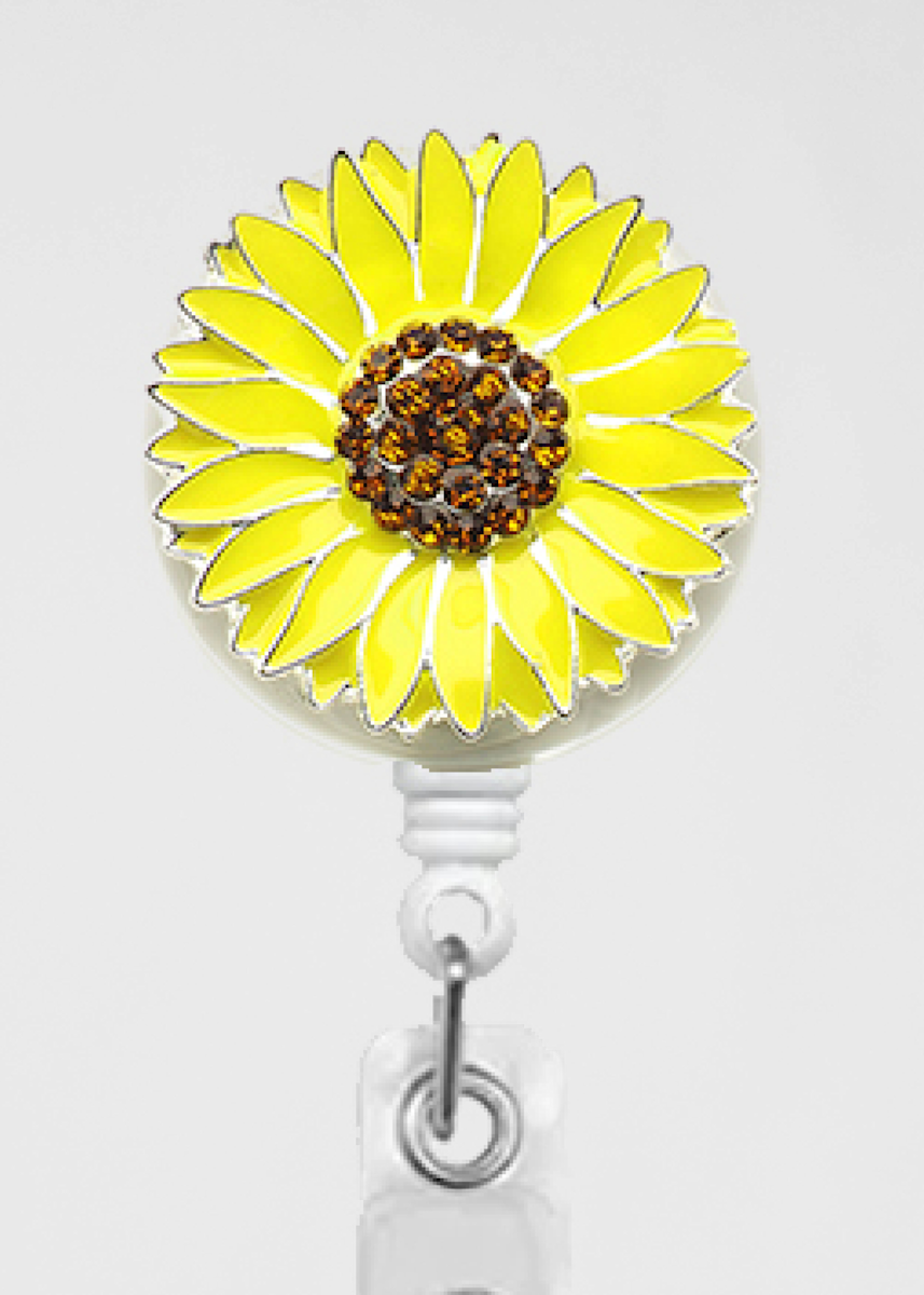 SassyBadge SassyBadge Sunflower Badge Reel