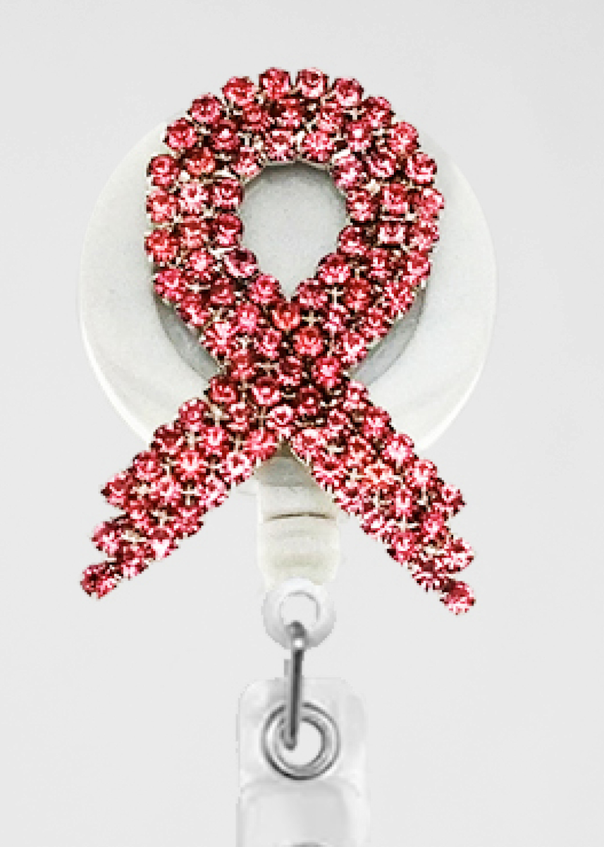 SassyBadge SassyBadge Breast Cancer Ribbon Badge Reel