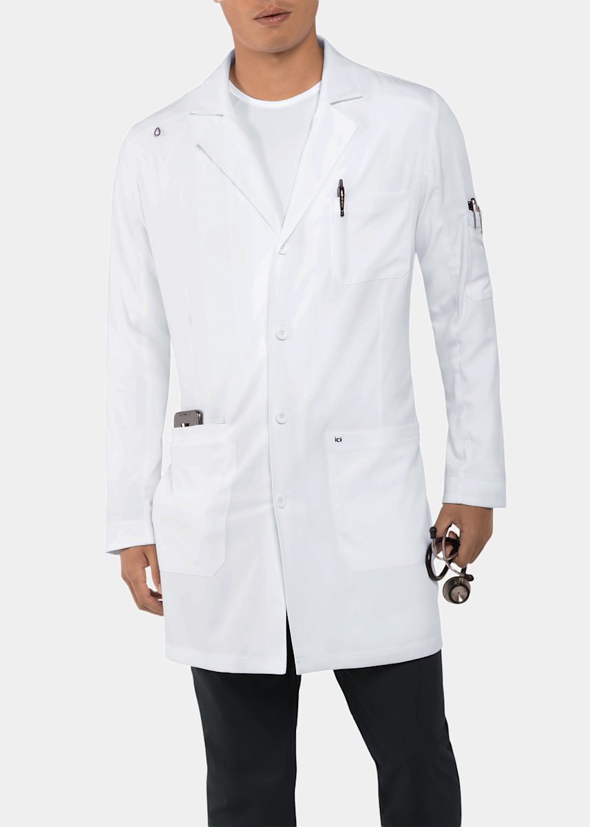 KOI Next Gen Koi His Everyday 5-Pocket 38 Inch Stretch Lab Coat