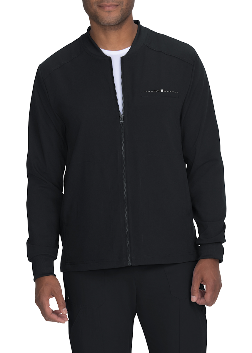 KOI Next Gen Koi Ready Set Go 2-Pocket Men's Zip Front Jacket