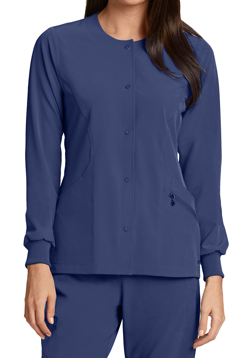 Barco One Barco One Jewel Neck Warm Up Jacket