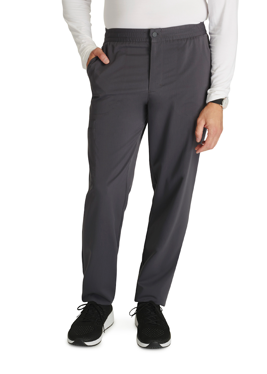Cherokee Atmos Cherokee Men's 5-Pocket Elastic Waistband Tapered Leg Cargo Pant