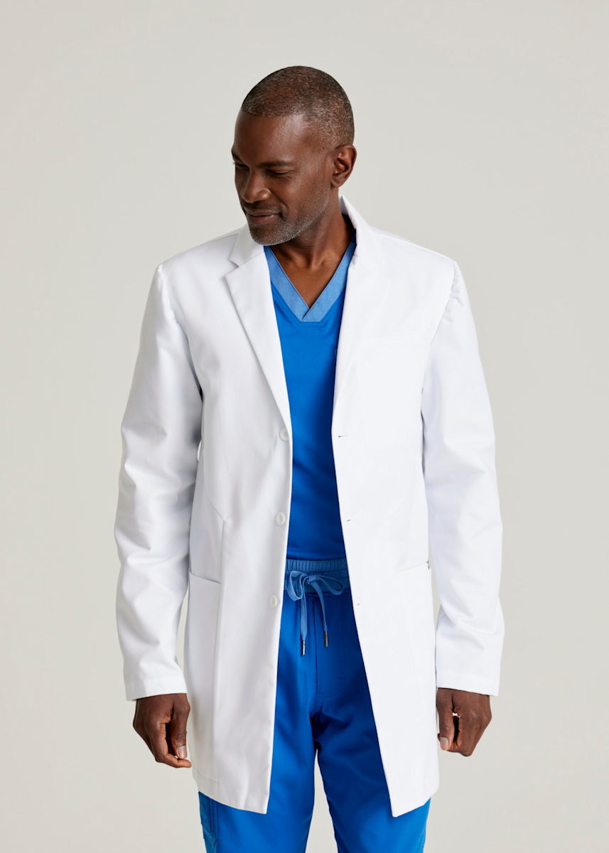 Greys Anatomy Collection Grey's Anatomy Derek 6-Pocket 35 Inch 3-Button Lab Coat