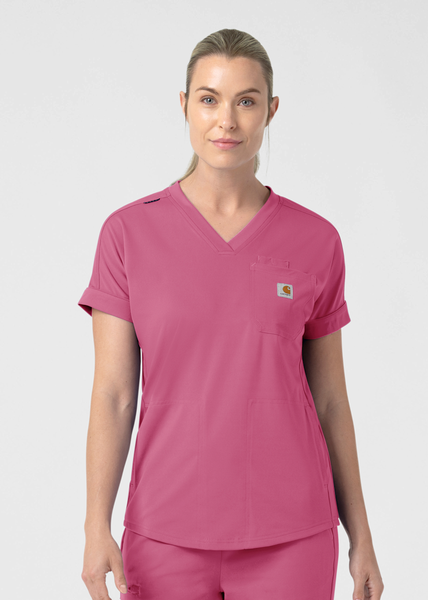 Carhartt Force Cross-Flex Carhartt 4-Pocket V-Neck Modern Fit Top