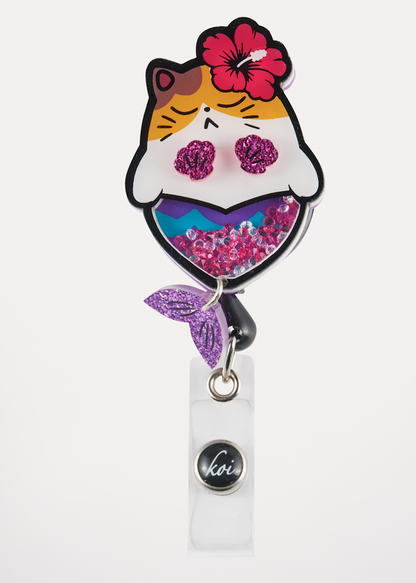 Koi Basics Koi Meowmaid Badge Reel