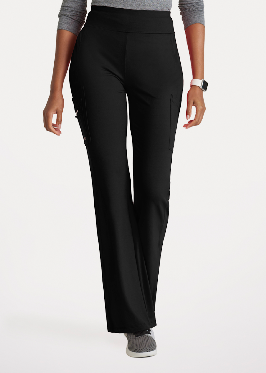 Barco One Performance Knit Barco One Sprint 7-Pocket Yoga Waistband Cargo Flare Pant