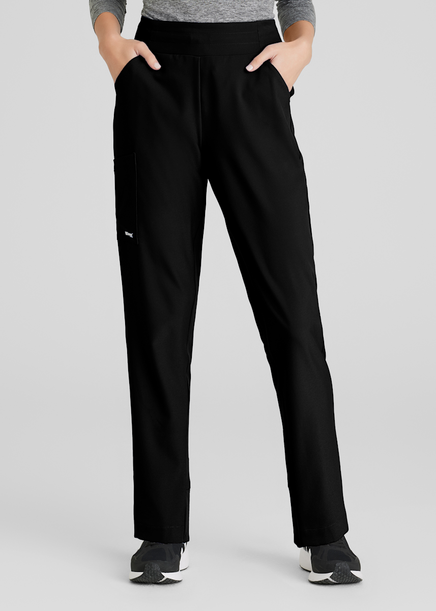 Grey's Anatomy Evolve Stretch Grey's Anatomy Flight 5-Pocket High-Rise Tapered Leg Pant