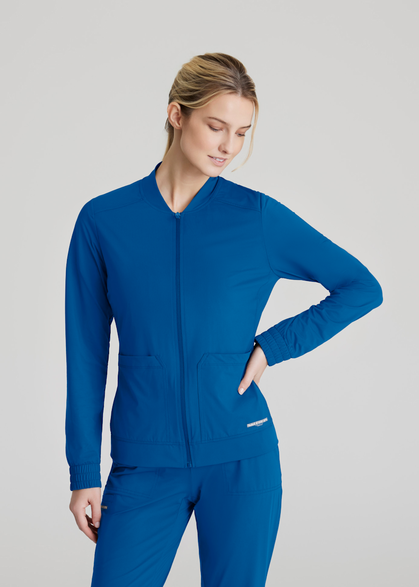 Skechers Slip-Ins Skechers Contour 3-Pocket Zip-Front Warm-Up Jacket