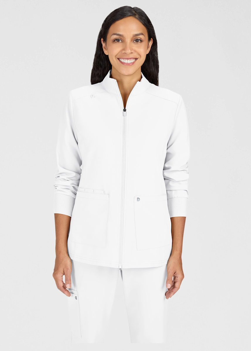 Cureology by Koi Koi Geneses 5-Pocket Zip-Front Jacket