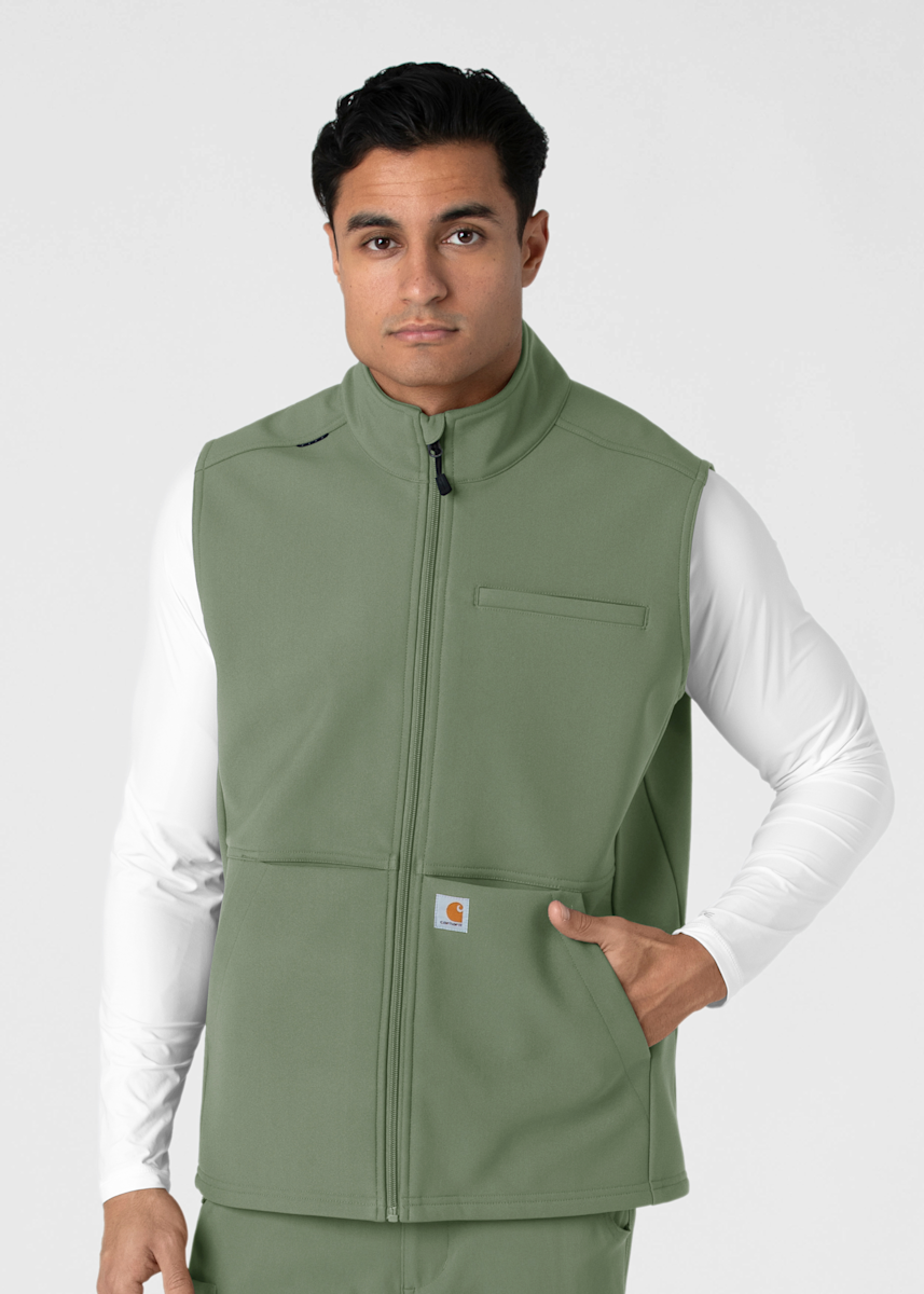 Carhartt Performance Layers Carhartt Rugged Flex Men's 4-Pocket Zip-Front Bonded Fleece Vest