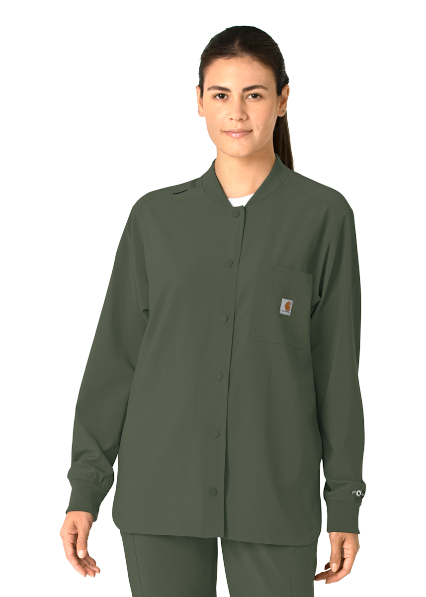 Carhartt Force Cross-Flex Carhartt 5-Pocket Snap Front Shirt Jacket