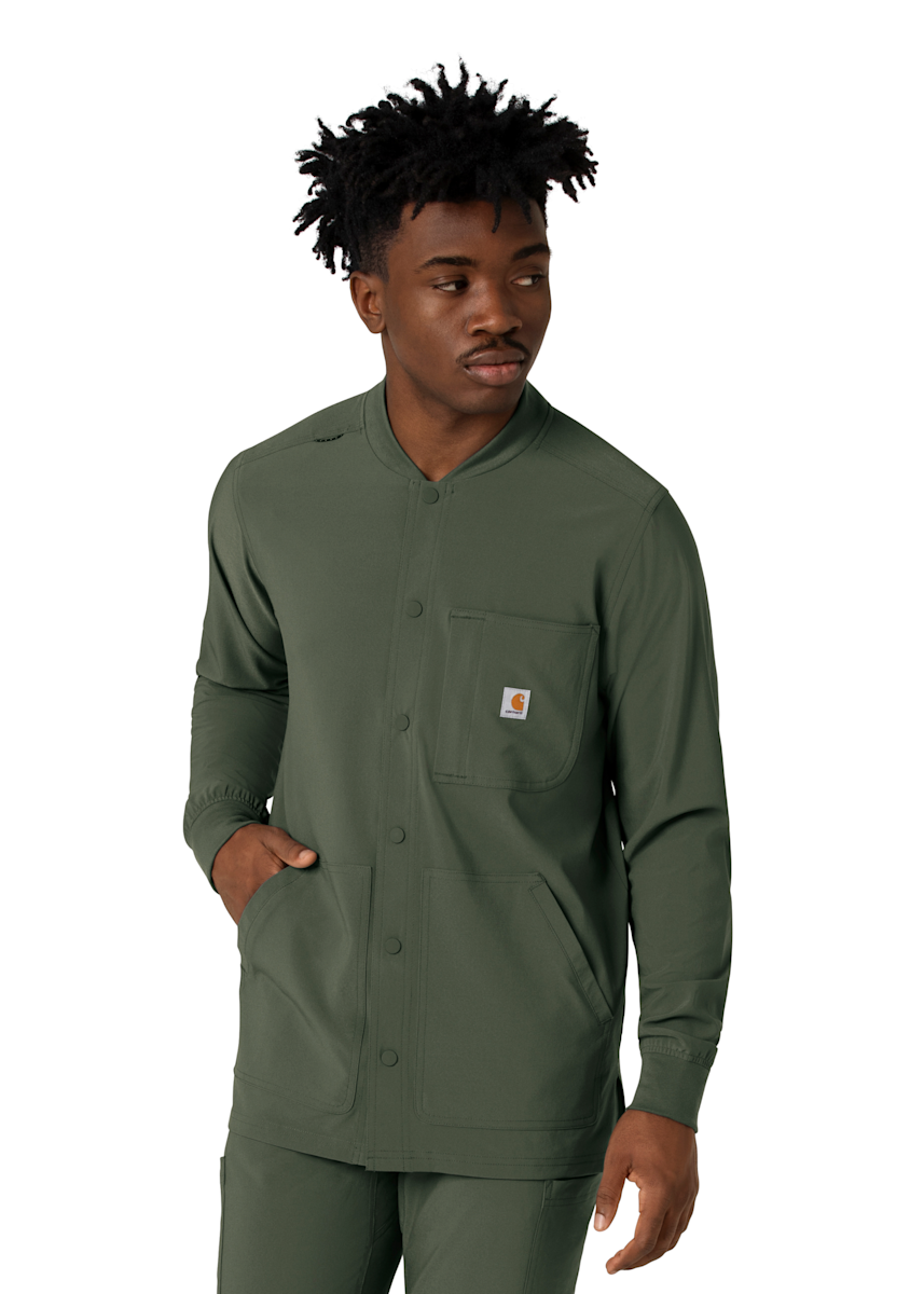 Carhartt Force Cross-Flex Carhartt Men's 5-Pocket Snap Front Shirt Jacket