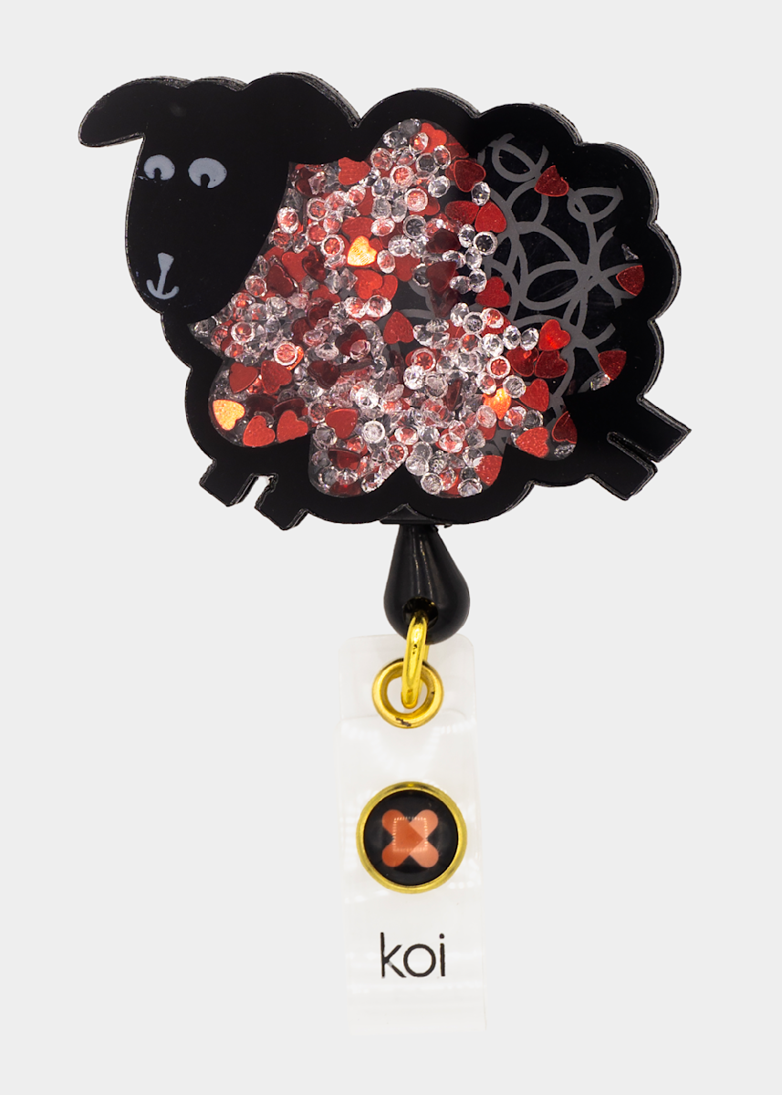 Koi Basics Koi Artist Series Black Sheep Badge Reel