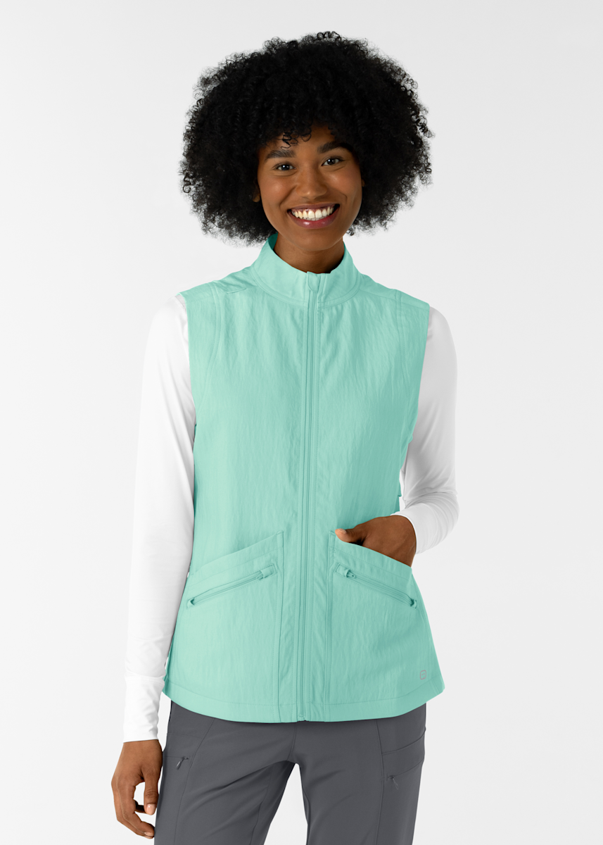 Wink Layers Wink Everything Everywhere 7-Pocket Zip-Front Vest