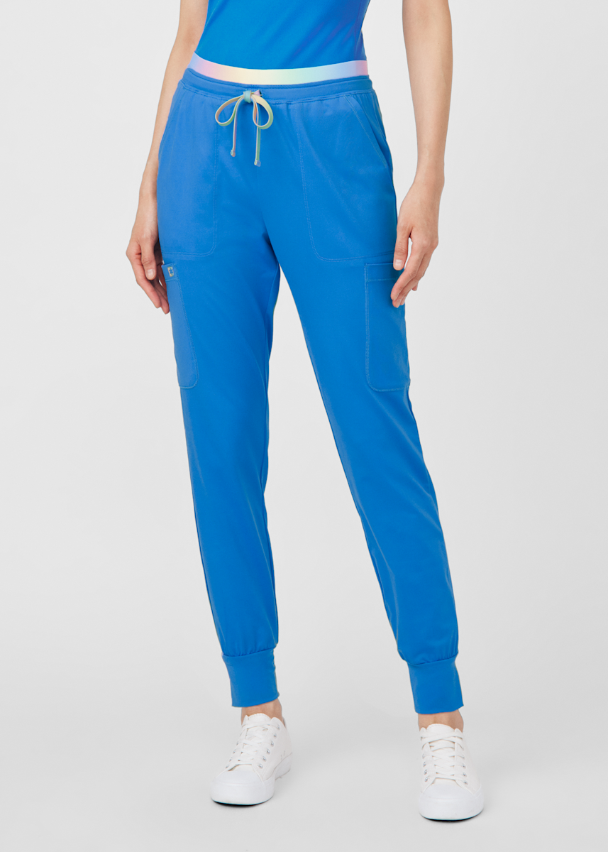 Beyond Scrubs Cozy Beyond Scrubs Breezy 7-Pocket Double Waist Cargo Jogger