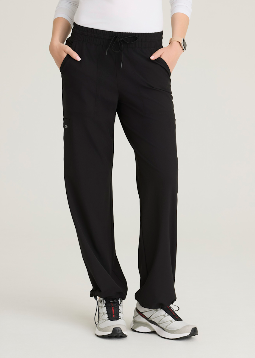 Barco One Barco One Bounce 6-Pocket Bungee Hem Wide Leg Cargo Pant