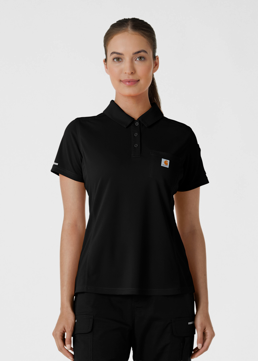 Carhartt FLD & RSCU Carhartt 3-Pocket Lightweight Short Sleeve Polo
