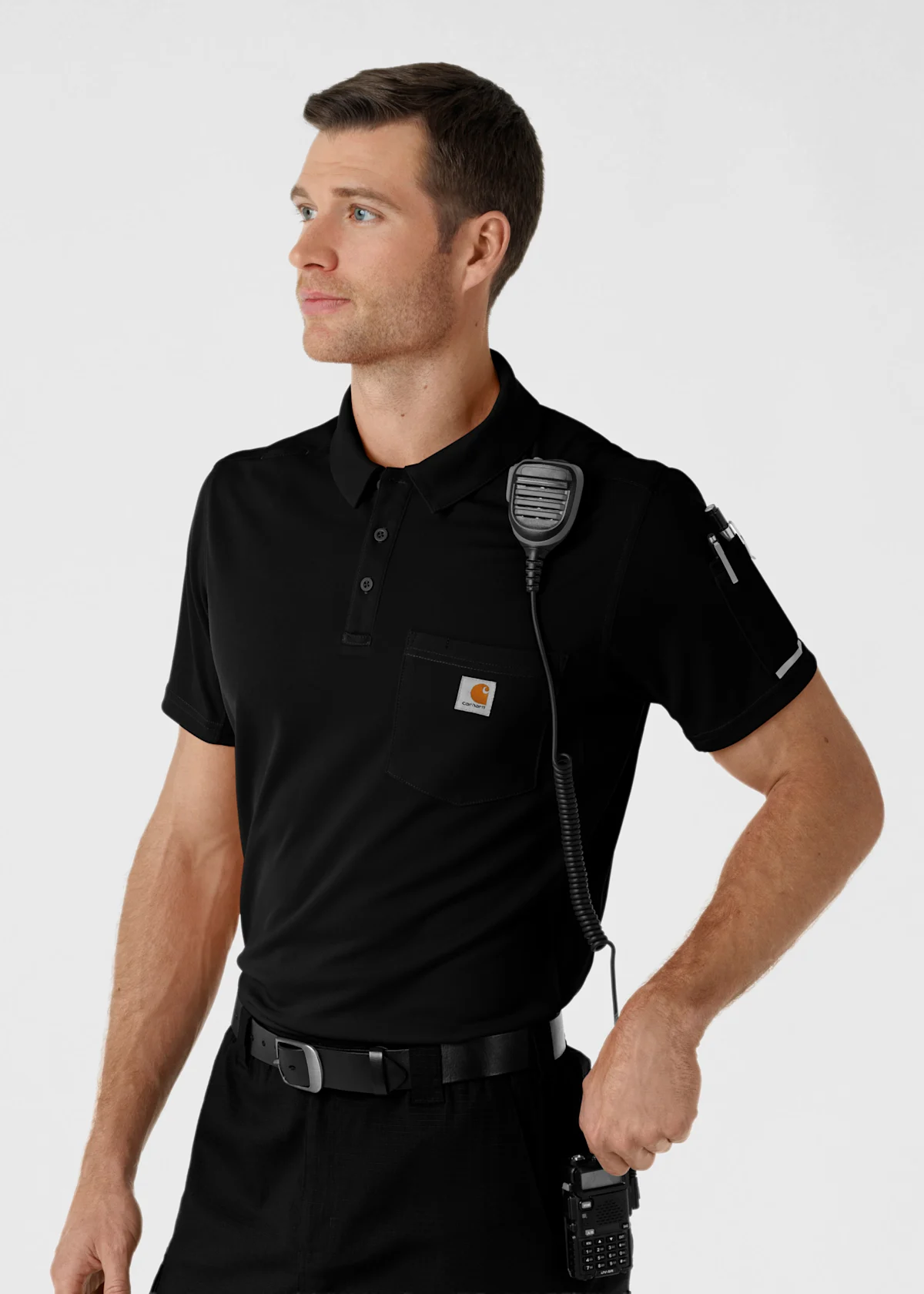 Carhartt FLD & RSCU Carhartt Men's 3-Pocket Lightweight Short Sleeve Polo