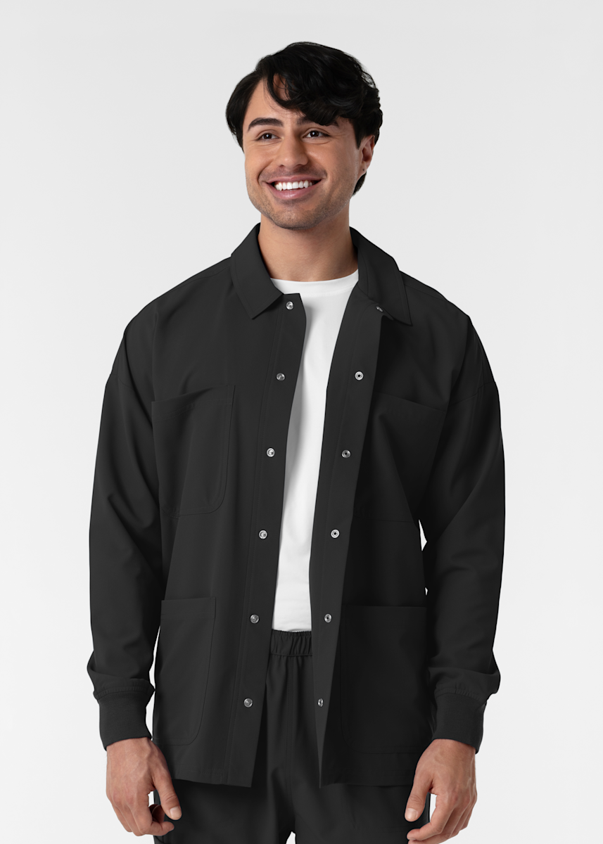 Wink Nurtur Wink Men's 4-Pocket Overshirt Duster Jacket