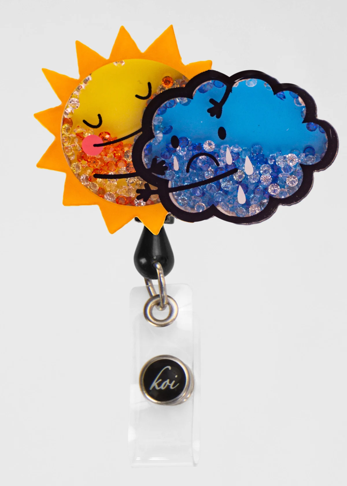 Koi Collection Koi Artist Series Sun Cloud Shaker Badge Reel