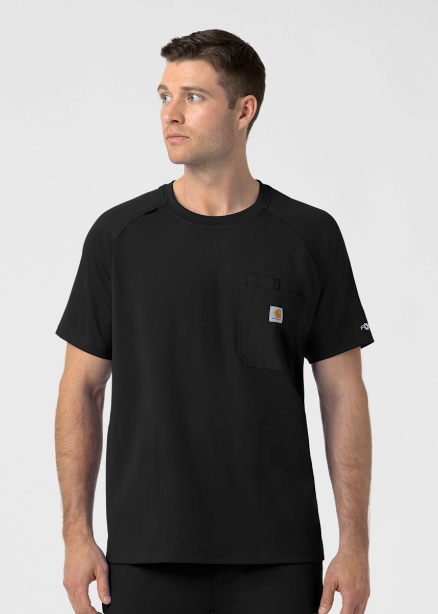 Carhartt Force Cross-Flex Carhartt Knit Men's 5-Pocket Crew Neck Top