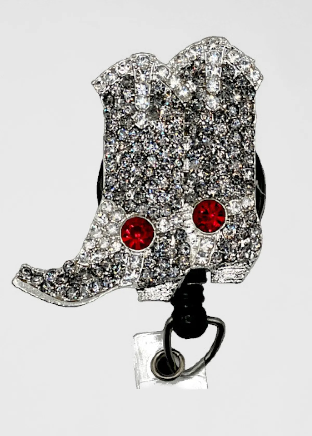 Home 17 SassyBadge SassyBadge Bling Cowgirl Boots Badge Reel